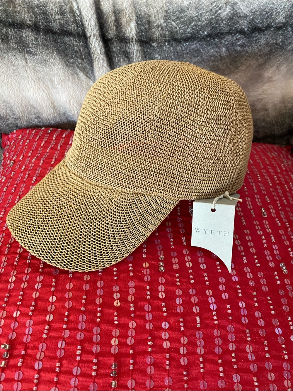 Wyeth UPF 50 Sun Protection Neutral Color Baseball Cap Adjustable NWT